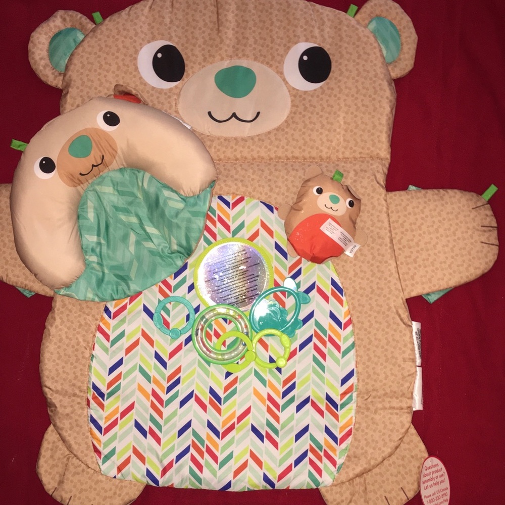 Bright Stars Prop and Play Tummy Time Play Mat